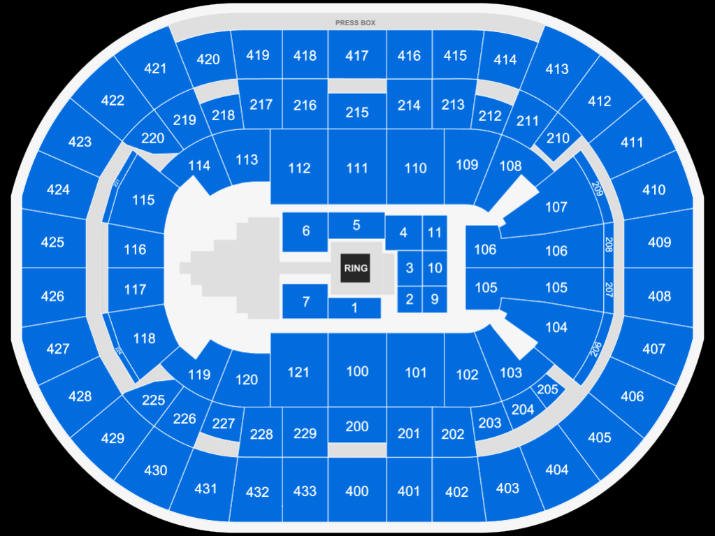 Capital One Arena Map