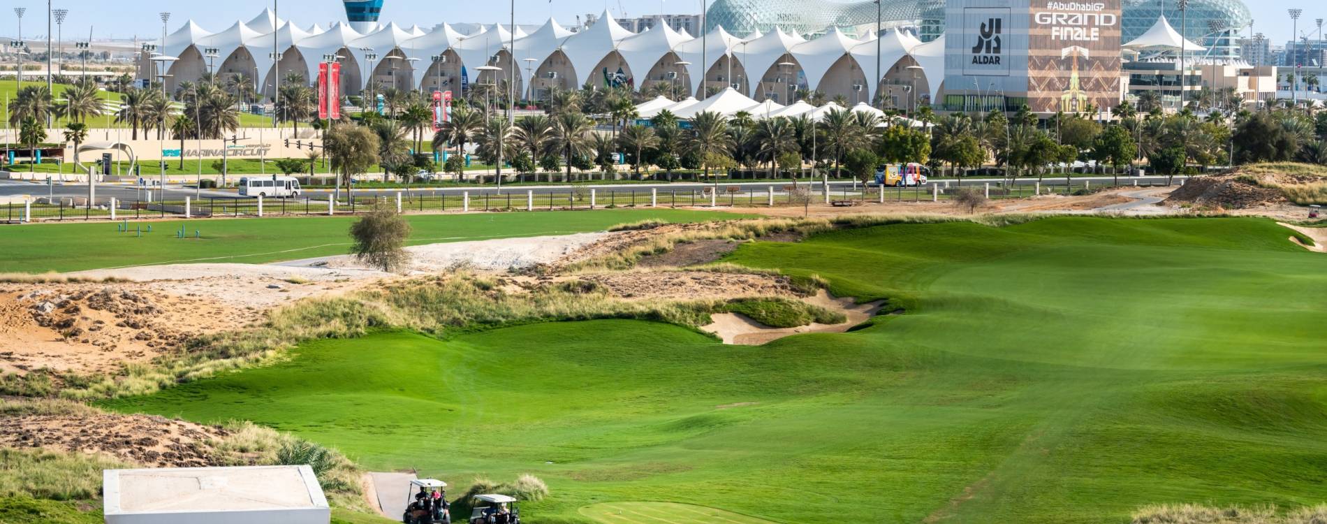 Yas Links hosts the Abu Dhabi HSBC Championship