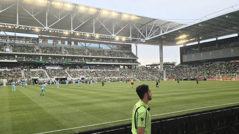 You can get close to the action on the lower level