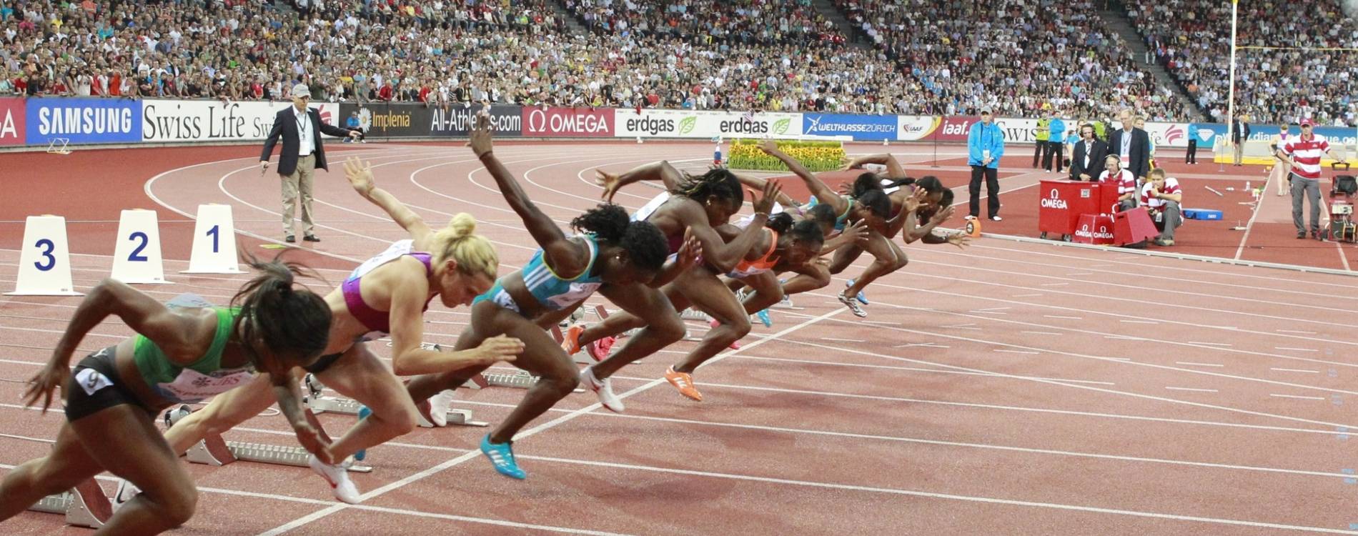 Zurich Diamond League racing